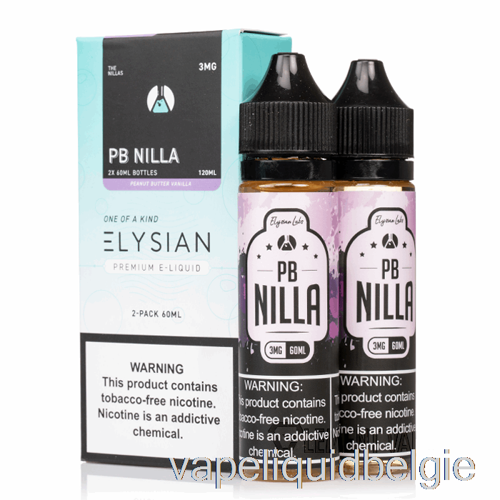 Vape Smaken Pb Nilla - Elysian Labs - 120ml 0mg